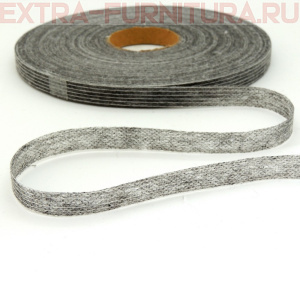 Лента нитепрошивная клеевая, по долевой, арт.4710G шир. 10 мм цв.серый ,уп. 100 м