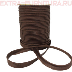 Кант атласный 12 мм, 72 ярда, цв. 299 коричневый А