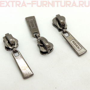 Бегунок декоративный автомат ТР5 черный никель (15-3) (уп. 50 шт.)