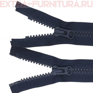 Молния Трактор Т8 2 замка 90см, цв.330 синий темный, LOGO