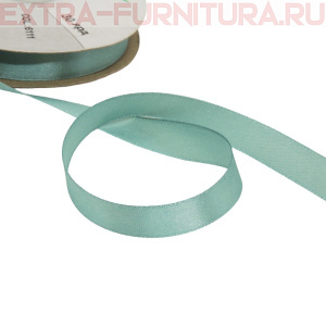 Лента атласная 12 мм цв. 111 зеленый рул. 27,42м