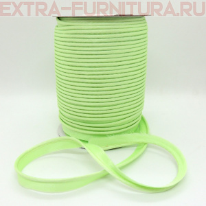 Кант атласный 12 мм, 72 ярда, цв. 122 светло-зеленый ЕВРО