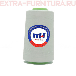 Нитки МН 40/2 п/э  5000 ярдов №303 бело-голубой *