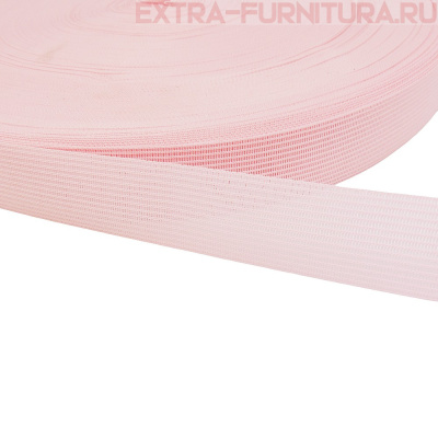 Лента окантовочная 23 мм цв.розовый светлый 107, уп.100м (пл.3,6+/-0,2 гр/м)