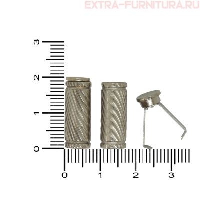 Наконечник для шнура 6мм, металл, арт.TBY OR 0305-5375, цв.никель, уп.100шт