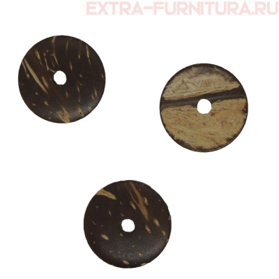 Пуговицы декор 20мм, арт. ПР 164, Кокос (уп.50шт)