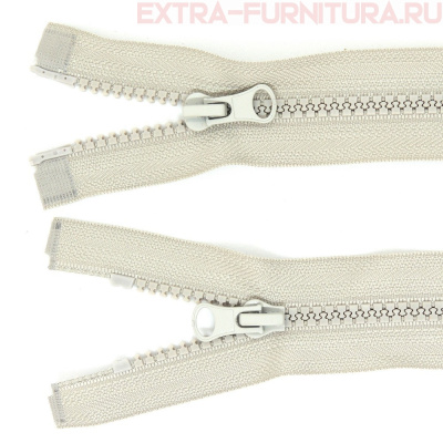 Молния Трактор Т5 2 замка 90см, цв.310 серый светлый, LOGO