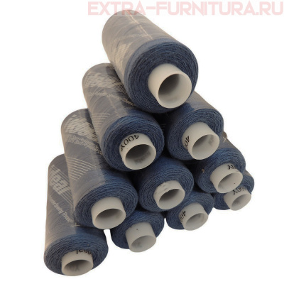 Нитки IDEAL бытовые 40/2 366м, цв.481 синий (уп.10шт)