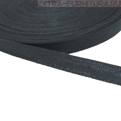 Лента киперная х/б 13 мм, цв.13 темно-серый, уп.50м (пл.2,8 г/м)