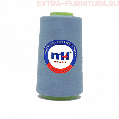 Нитки МН 40/2 п/э  5000 ярдов №308  серо-голубой *