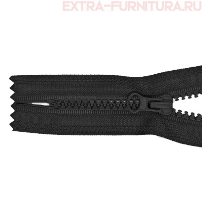 Молния Трактор Т5 1 замок 20см, цв. 322 черный, LOGO, н/р