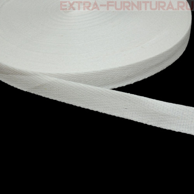 Лента киперная х/б 13 мм, отбеленная, уп.50м (пл.2,8 г/м)