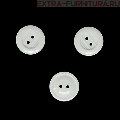 Пуговицы 17/2 белые, ПС-3, "Решетка" упаковка 1000 шт.