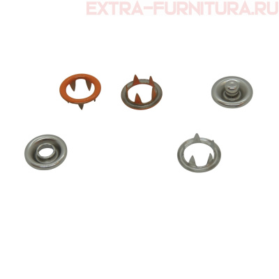 Кнопка рубашечная 9,5мм кольцо, цв.158 оранжевый глянцевый (уп.1440шт) Buttoni